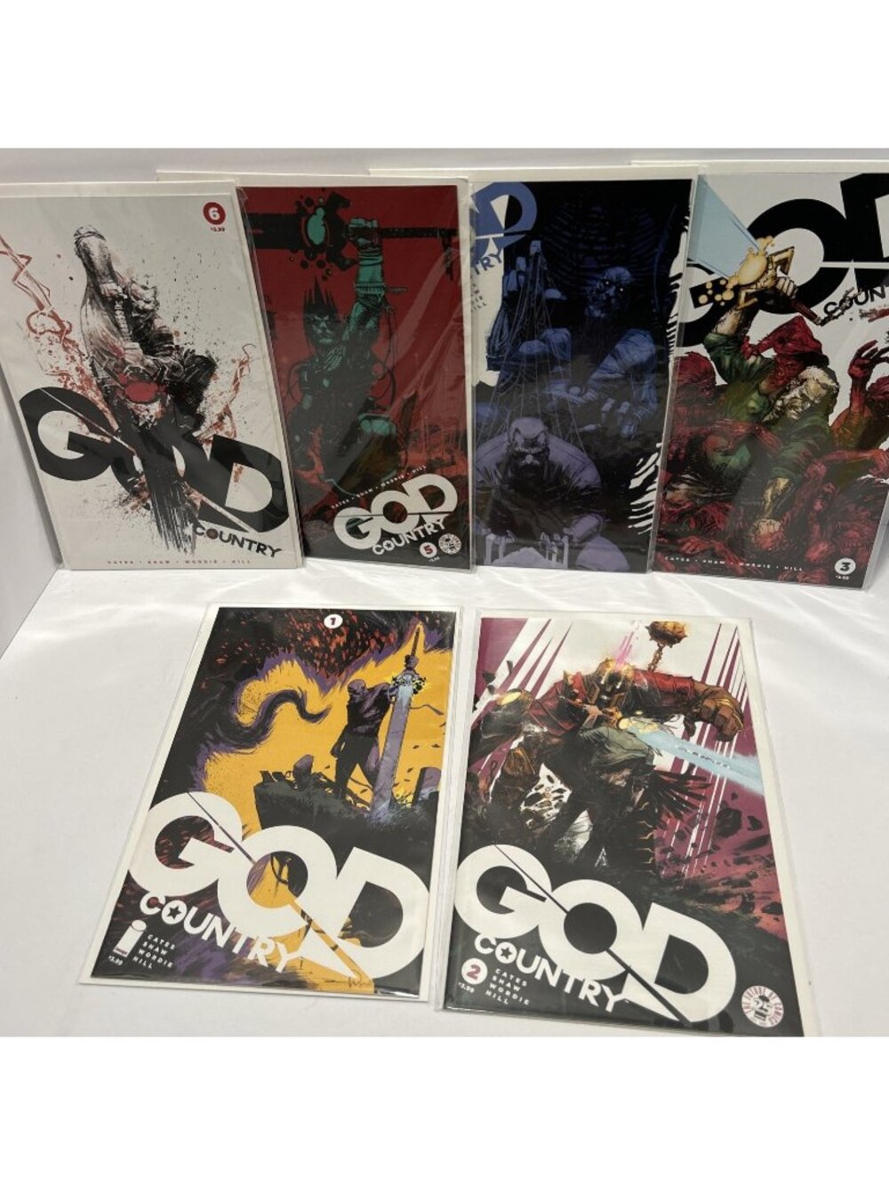 GOD COUNTRY (IMAGE, 2017) #1-6 - COMPLETE SERIES - TV SHOW! - FIRST PRINTS!